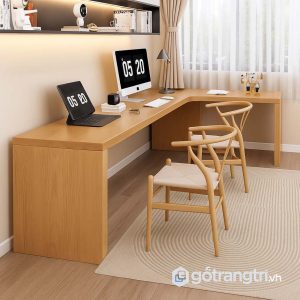 3 bàn góc chữ L 2 chỗ ngồi